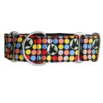 Martingale halsband stippen podenco