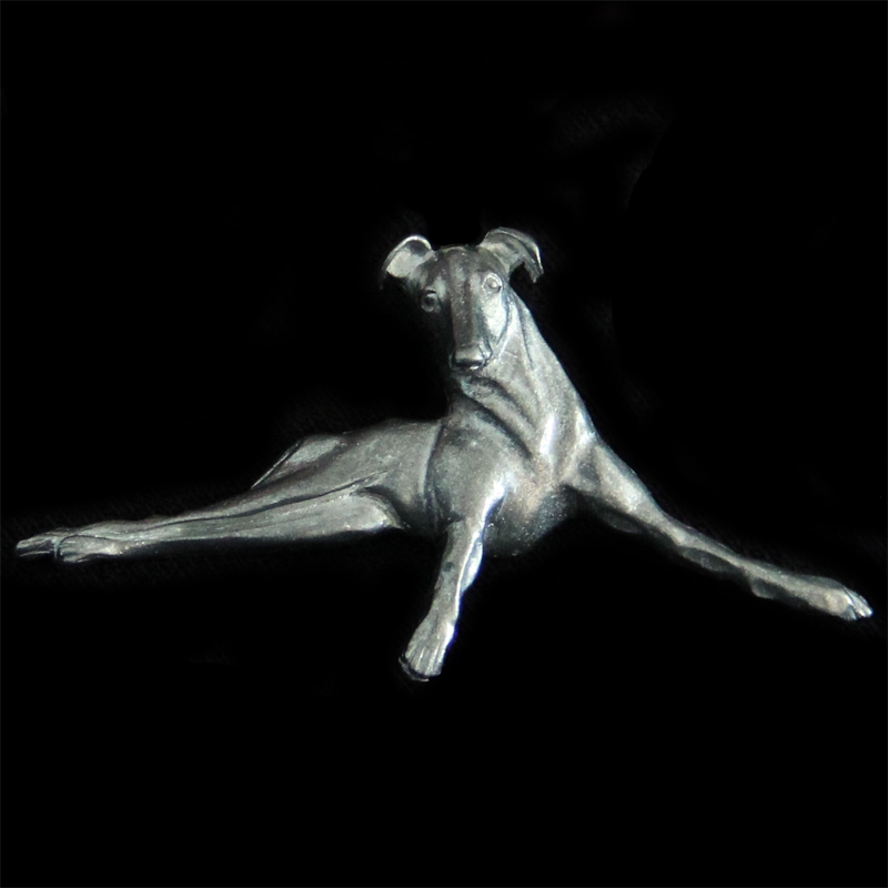 mbr11 Windhonden Broche - Relaxed - Afbeelding 1