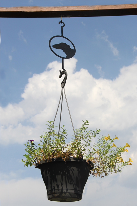 Borzoi plant hanger
