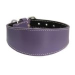 Leren windhonden halsband - Paars - Afbeelding 2