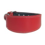 Leren windhonden halsband - Rood - Afbeelding 2
