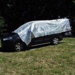 Aluminium schaduwdoek 3x4m incl. magneten
