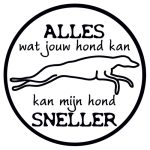 Autosticker Tekst Sneller