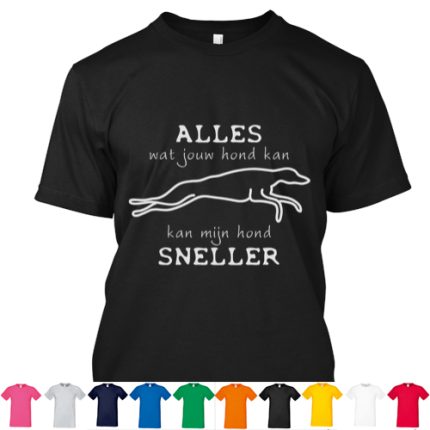 Snelste Windhond T-shirt - Heren <br /> S t/m XXL