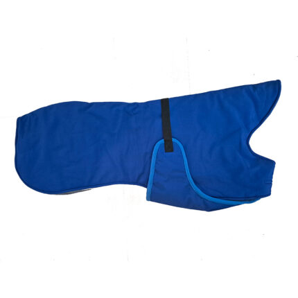 Deluxe winterjas maat 66 blauw zonder hondenpoten